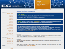 Tablet Screenshot of eurochemlabs.com